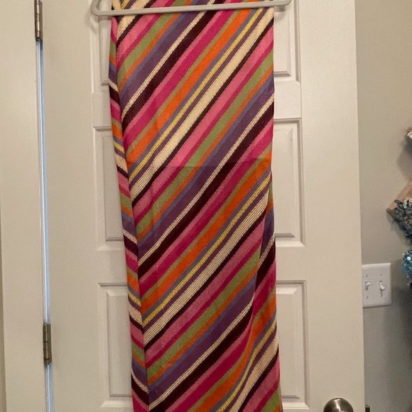 Cloud Nine Niah Halter top and Maxi skirt, Crochet Knit, multi color Large, NWOT - Picture 6 of 8